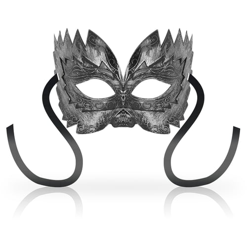 OHMAMA MASKS OHMAMA - MASCHERE ANTIZAZ STILE VENEZIANO ARGENTO