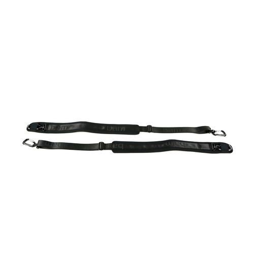 BAM ITALIA 9002NL COPPIA DI TRACOLLE IN NEOPRENE PER ASTUCCI HIGHTECH PER VIOLONCELLO - BLACK