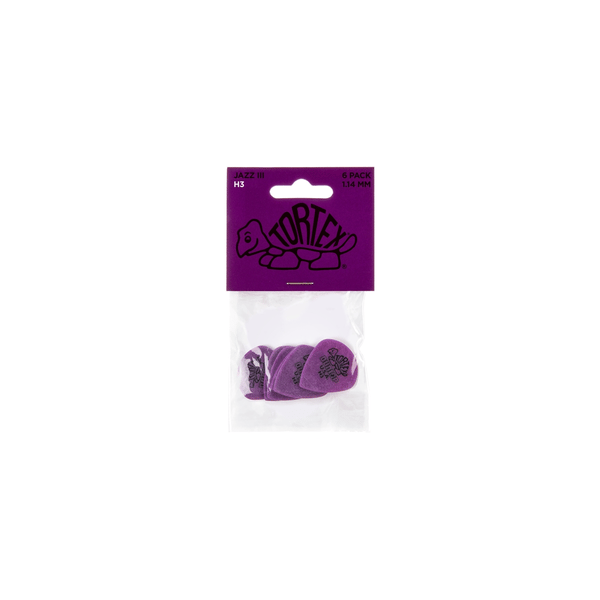 Dunlop 472PH3 Tortex Jazz III H3 Heavy Player's Pack