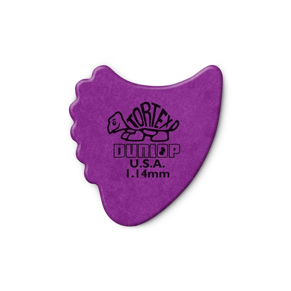 Dunlop 414R Tortex Fin Purple 1.14