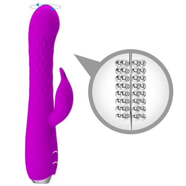 PRETTY LOVE MOLLY WIEDERAUFLADBARE VIBRATOR-DREHFUNKTION