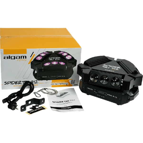 Algam Lighting SPIDER-TRI-912 Mini Barre Motorizzate Beam 9x12W