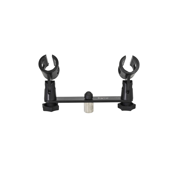 Gator Frameworks GFWMIC1TO2 Supporto barra microfonica 1 a 2