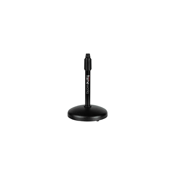 Gator Frameworks GFW-MIC-0501 Supporto per microfono da tavolo con base rotonda