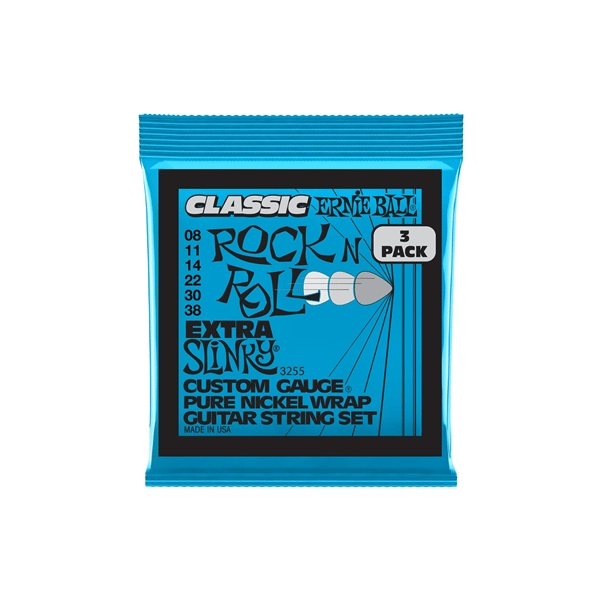 Ernie Ball 3255 Extra Slinky Classic RnR Pk 8 38