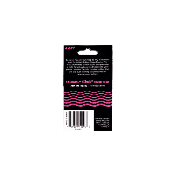 Ernie Ball 5623 Strap Blocks Pink