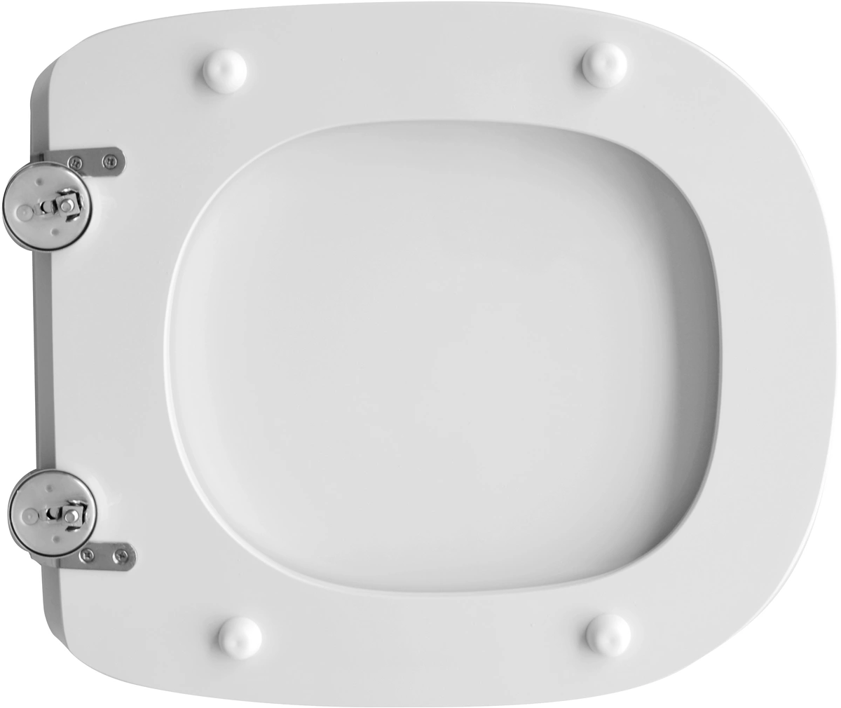 POZZI GINORI 500 WC-Sitz Mit Softclose – Weiß, Edelstahlscharniere, Perfekter Ersatz