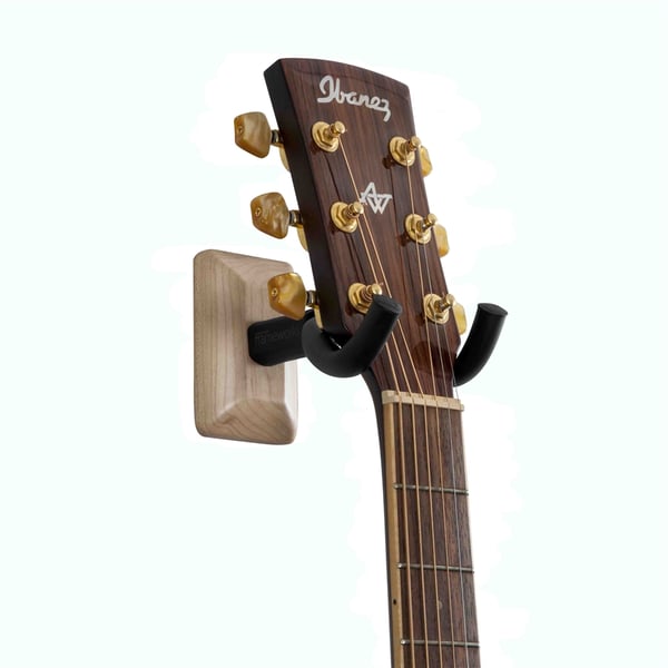 Gator Frameworks GFW-GTR-HNGRMPL Supporto a muro per chitarra con piastra in acero<br>