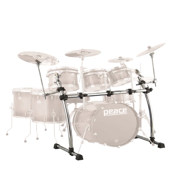 PEACE Rack per batteria con struttura curva. Modello DR-20