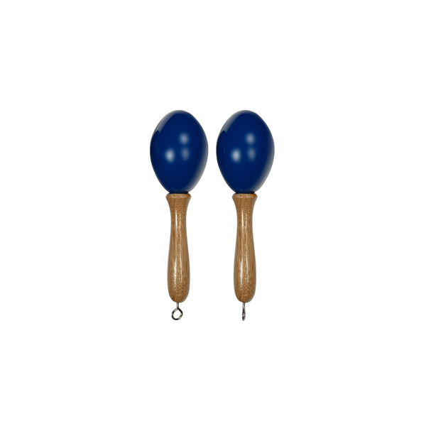 Tanga MARACAS-BLEU-S Maracas piccole in legno - Blu
