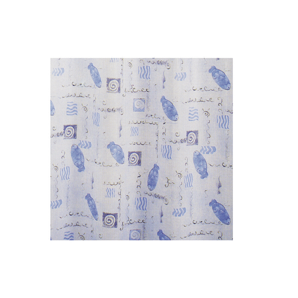 Tenda per doccia 3 lati - vasca 2 lati cm. 240 x 200 mod. acquarello