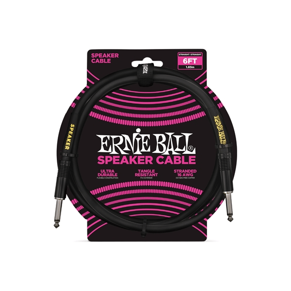 Ernie Ball 6072 Cavo Speaker Black 1,8 m