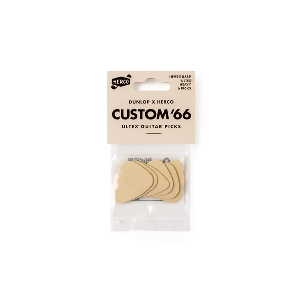 Dunlop Herco HEV211U66P Custom '66 Ultex Heavy Player's Pack/6