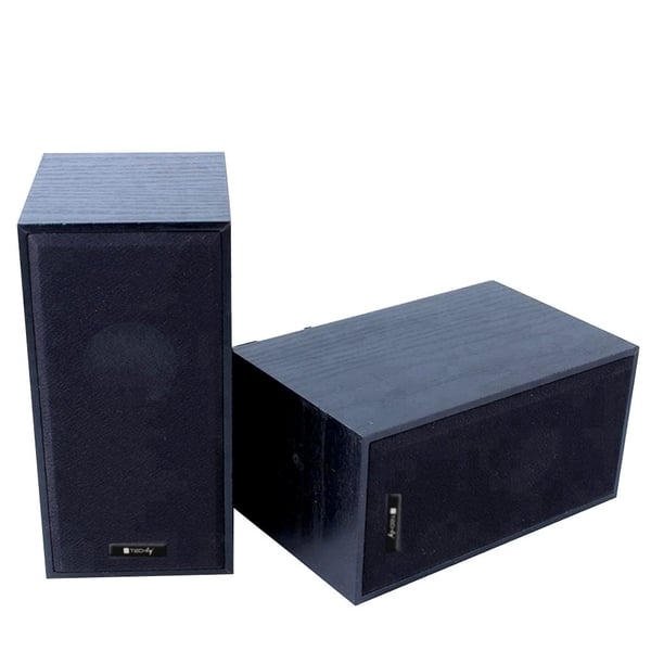 TECHLY ICC SP-320WTY COPPIA CASSE IN LEGNO USB 2.0 E JACK 3.5MM