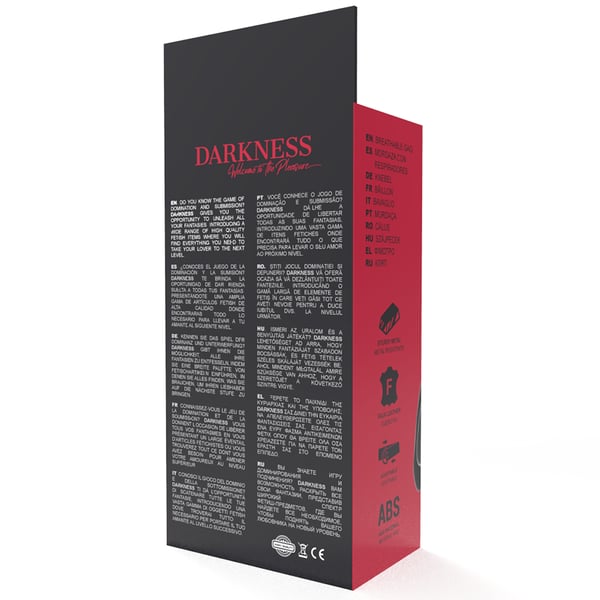 DARKNESS™ - BAVAGLINO TRASPIRANTE NERO