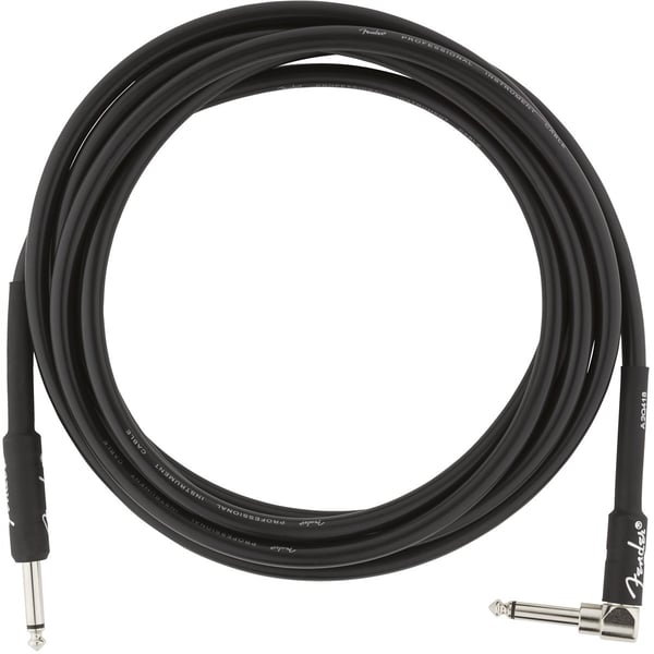 FENDER Cavo per strumenti serie Professional Straight-Angle 10' Black. Modello 0990820025