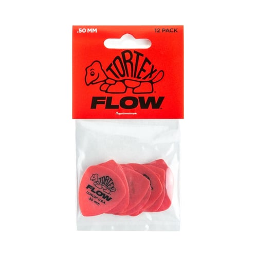 Dunlop 558P050 Tortex Flow Standard .50 mm Player's Pack/12