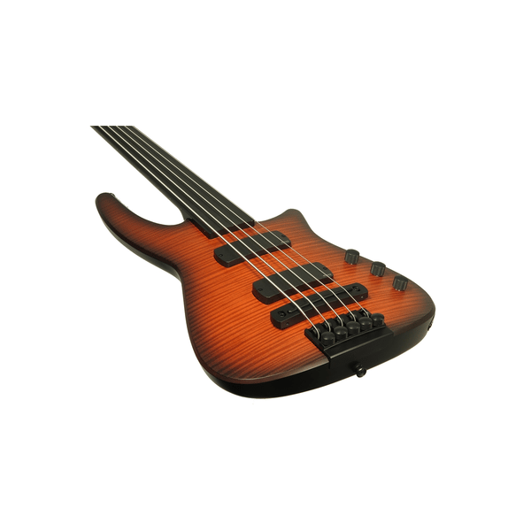 NS Design NXT5a Radius Bass 5 Fretless Sunburst