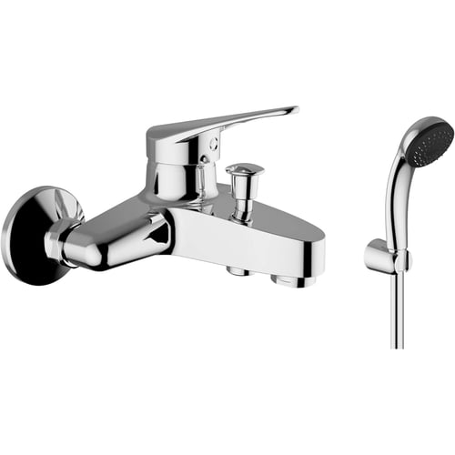 Miscelatore vasca con doccetta T-One