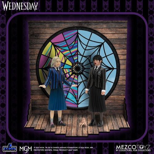 Wednesday  Figuras 5 Points Wednesday &amp; Enid Boxed Set 10 cm