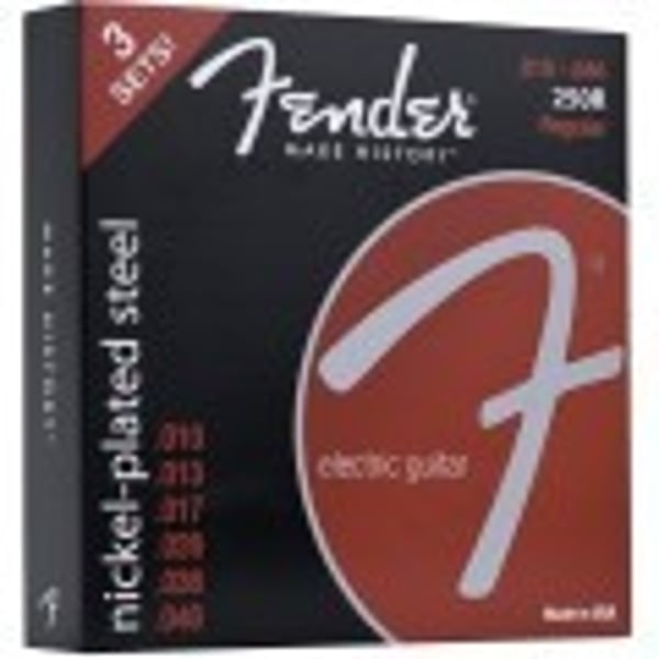 FENDER Set di Corde Super 250R NPS con Ball End (Scalature .010-.046) Confezione da 3. Modello 0730250310