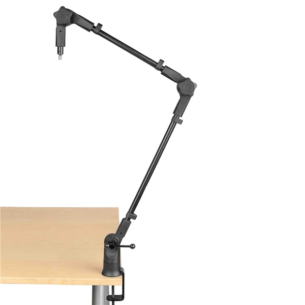 Gator Frameworks GFWMICBCBM0500 - Asta microfonica broadcast con profilo alleggerito