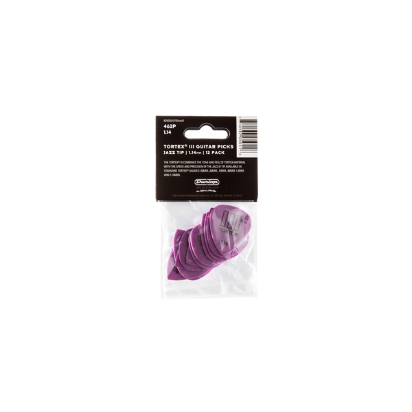 Dunlop 462P Tortex III Purple 1.14