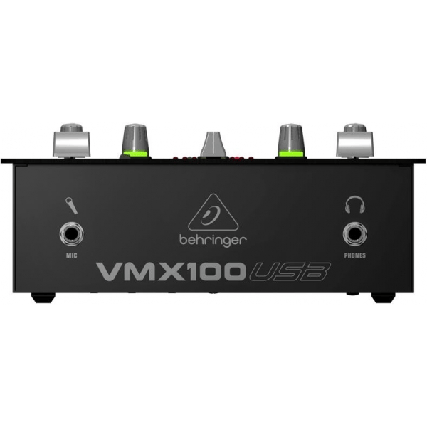 BEHRINGER VMX100USB PRO MIXER DJ 2 CANALI CON CONTABATTUTE + INGRESSO MICROFONO + INTERFACCIA AUDIO USB + SOFTWARE GRATUITO