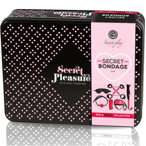 SECRETPLAY 100% FETISH SECRETPLAY - BDSM SET 6 PCS ROSSA COLLECTION