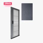 Zanzariera in kit da taglio Plisse colore Grafite RAL 7016
