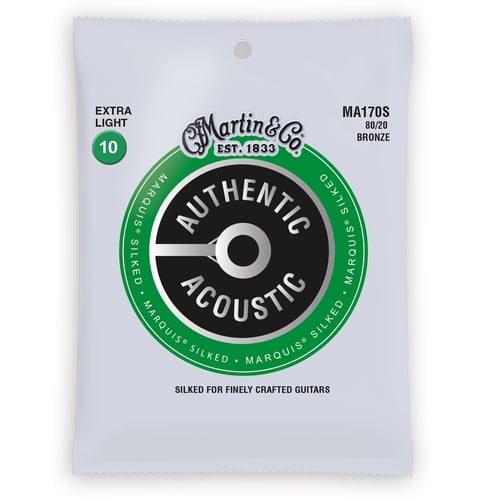 MARTIN Authentic Acoustic Marquis® Silked 80/20 Bronze, Extra Light