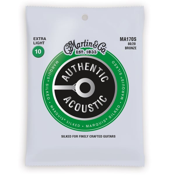 MARTIN Authentic Acoustic Marquis® Silked 80/20 Bronze, Extra Light