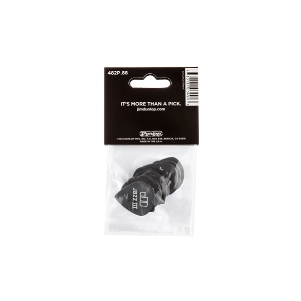 Dunlop 482P Pitch Black Jazz III .88