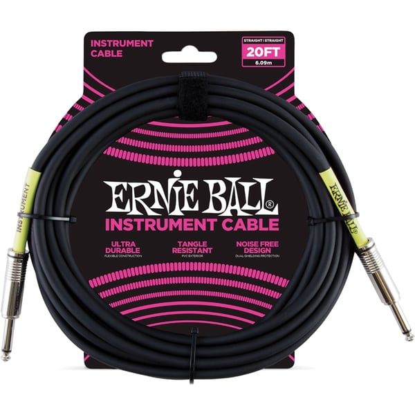 Ernie Ball Cavo PVC Nero 6 m 6046