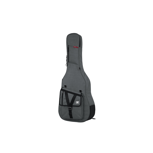 Gator Cases GT-ACOUSTIC-GRY Borsa Transit chitarra acustica Grigio chiaro