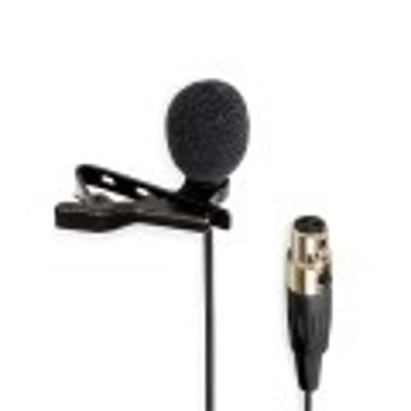SOUNDSATION Microfono Lavalier Cardioide con Capsula a Elettrete (Connettore Mini-XLR 3 Poli)