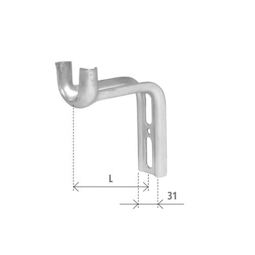 SUPPORTO A CASSONETTO 35mm FERRO ZINCATO PER CUSCINETTO 40mm