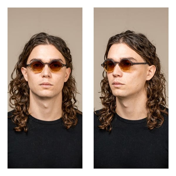 Kyme Eyewear COLE5: hexagonal vintage sunglasses. Color Kyme Eyewear COLE5: hexagonal vintage sunglasses. Color