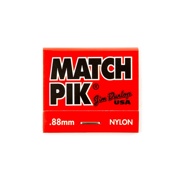 Dunlop 448R.88 Match Piks Nylon Dark Gray .88mm