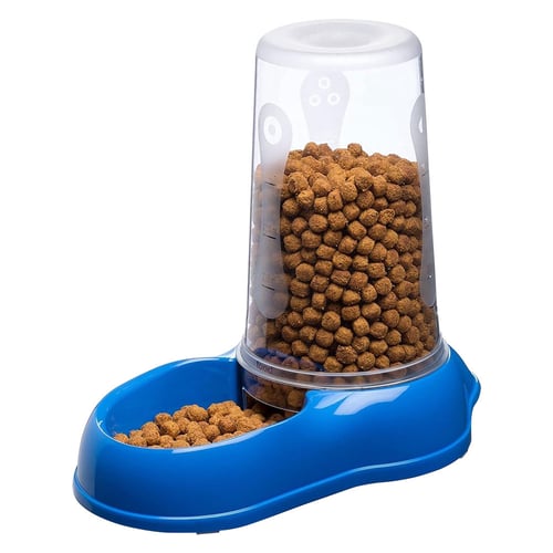 CIOTOLA FUNZIONE ACQUA/CIBO CON RISERVA 'AZIMUT' cm 12,5 x 19 x h 19,5 - lt 0,6