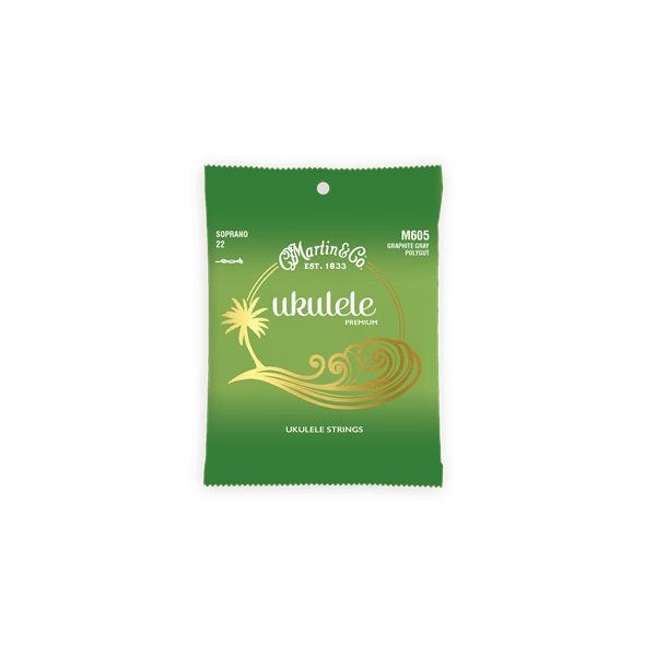 Martin & Co. M605 Ukulele Premium Strings Soprano Polygut 22-22.8
