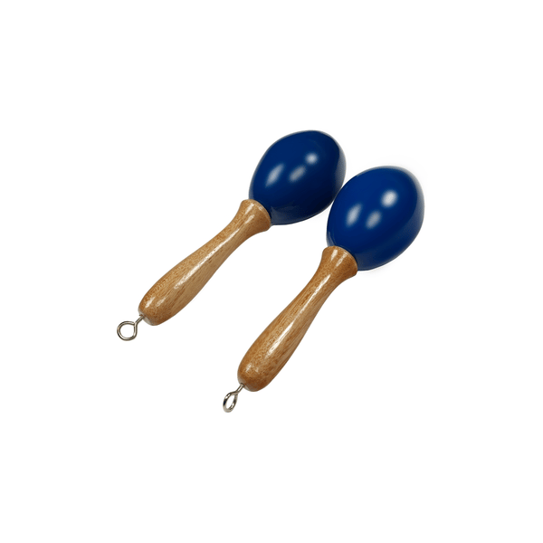 Tanga MARACAS-BLEU-S Maracas piccole in legno - Blu