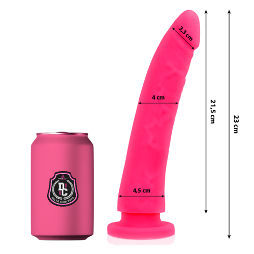 DELTACLUB DELTA CLUB - TOYS DILDO MEDICO ROSA IN SILICONE 23 CM -O- 4.5 CM