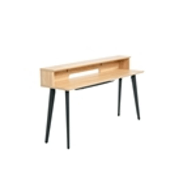 Gator Frameworks GFW-ELITEKEYTBL88-MPL Workstation in legno per tastiere fino a 88 tasti, colore acero naturale opaco<br>
