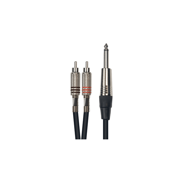 Yellow Cable K02-3 Cavo Segnale 2x RCA maschio/Jack Mono 3 m