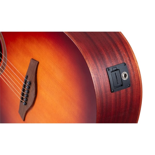 SOUNDSATION Chitarra acustica dreadnought amplificata con armrest in mogano. Modello EDGE ST DNCE-BSB