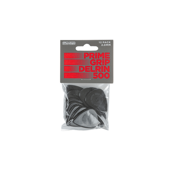 Dunlop 450P200 Prime Grip Delrin 500 2.0 mm Player's Pack/12