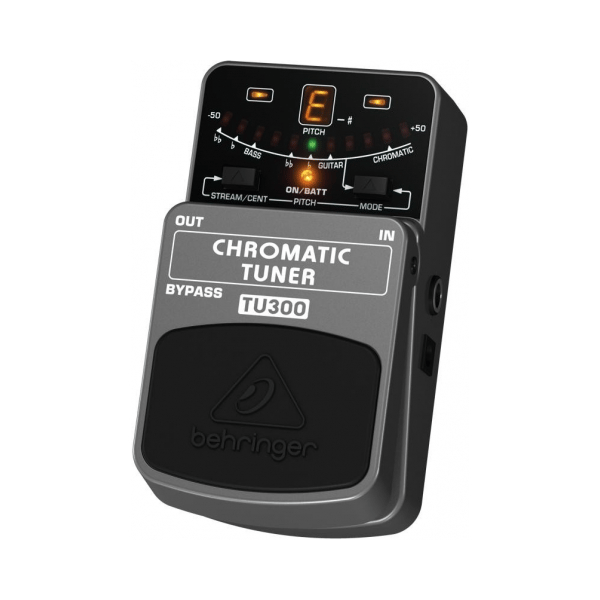 BEHRINGER CHROMATIC TUNER TU300 ACCORDATORE A PEDALE PER CHITARRA E BASSO