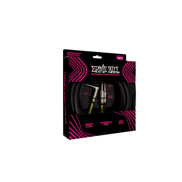 Ernie Ball 6411 Instrument and Headphone Cable