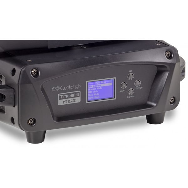 Set 2 Testa Mobile a LED con zoom CENTOLIGHT Thesis 1915 Z 19 x 15W con case. Modello THESIS 1915Z-SET